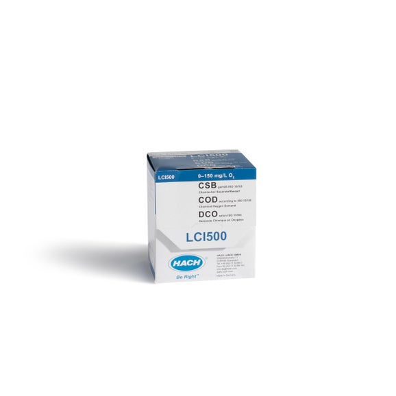 COD cuvette test - ISO 15705, 0-150 mg/L O2