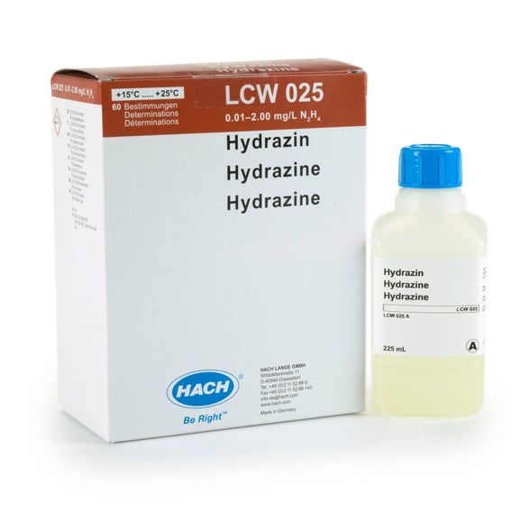 Hydrazine reagent set 0.01-2.0 mg/L N2H4